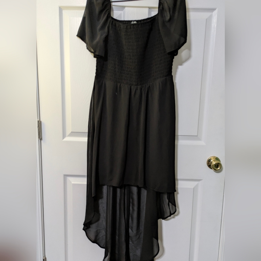 Lily Rose Black High Low Dress